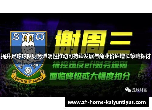 提升足球球队财务透明性推动可持续发展与商业价值增长策略探讨